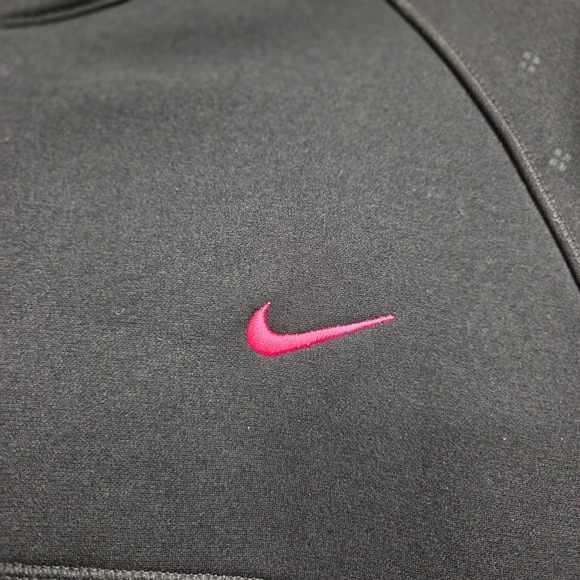Nike Golf Therma-FIT Full Zip Jacket Black Pink Swoosh Women's XL - Picture 2 of 8